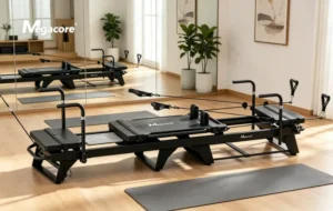 Reformer de pilates din oțel inoxidabil 1 Megacore c26