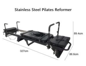 Stainless steel pilates reformer