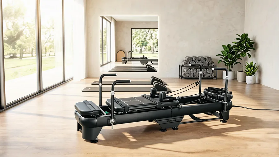 K38 heavy-duty reformer in a premium pilates studio