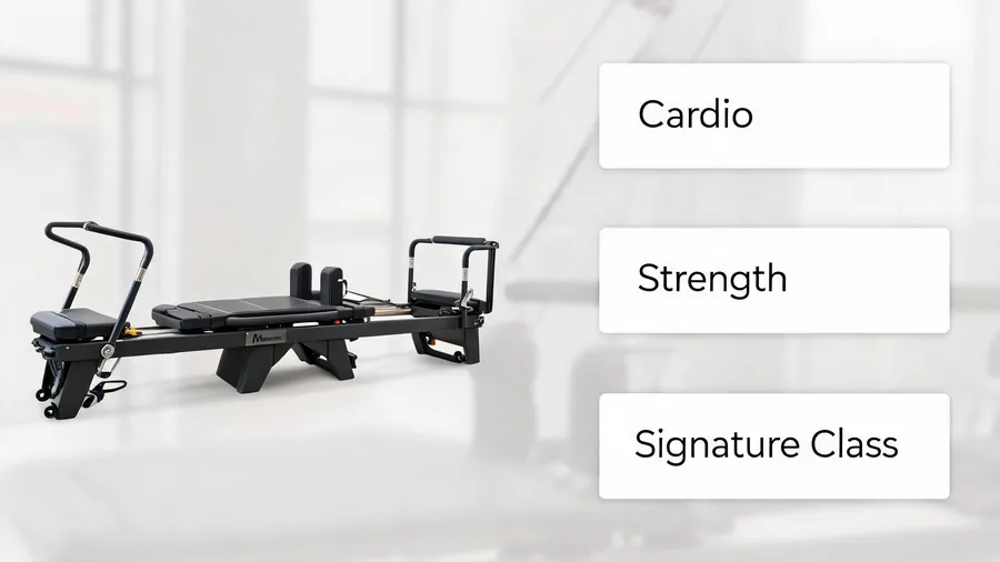 Pilates reformer boxing workout: build a signature class 2 Reformer boxing workout infographic: cardio, strength, signature class