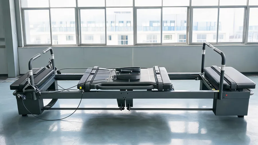 Pilates reformer price vs quality 1 K30 commercial reformer undergoing factory quality inspection before shipping