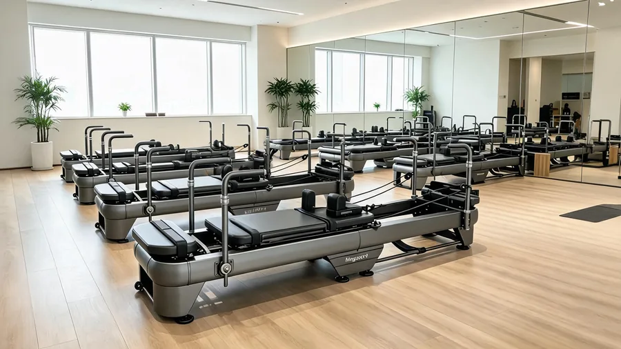 A studio outfitted with several commercial reformers bought or leased together