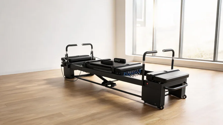 K30 reformer carriage showing the padded foam upholstery