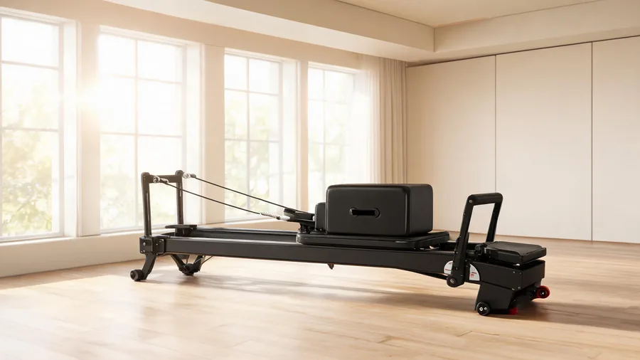 K34 reformer in a studio highlighting its aluminum frame material