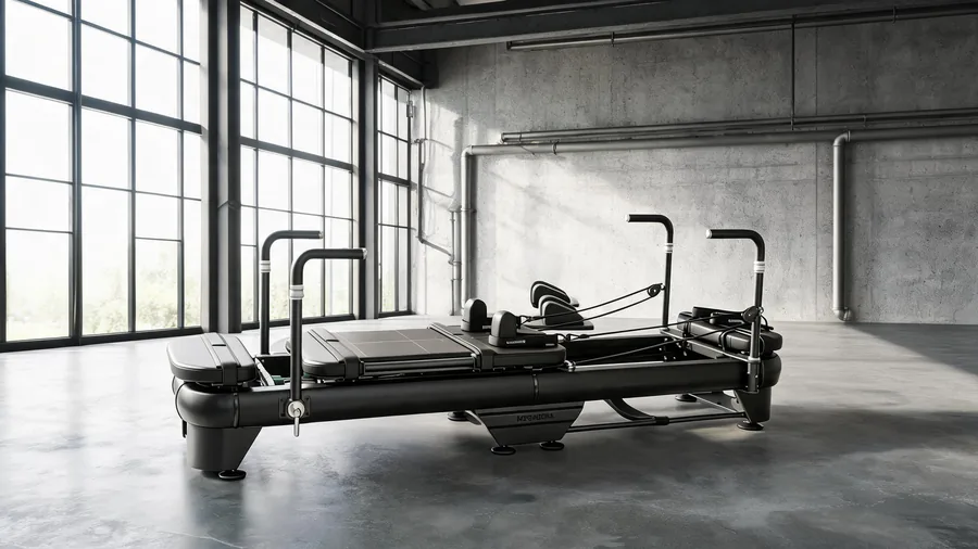 K38 heavy-duty reformer in an industrial training studio for male athletes