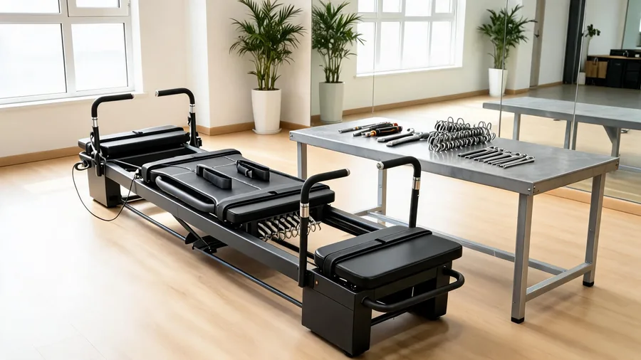 K30 reformer on a workbench with replacement springs and tools