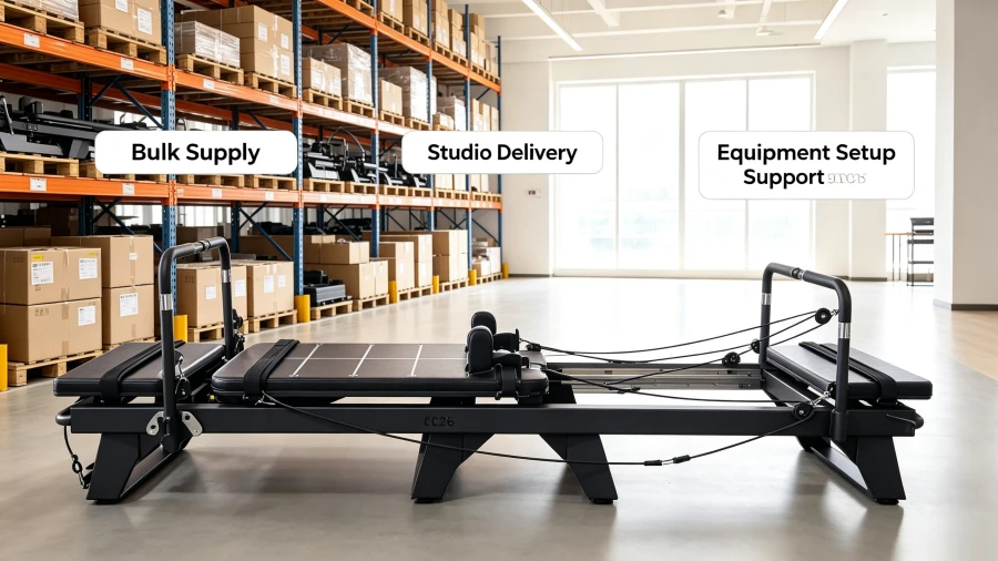 Pilates reformer re-seller program: distributor guide 1 C26 reformer commercial supply and studio delivery concept