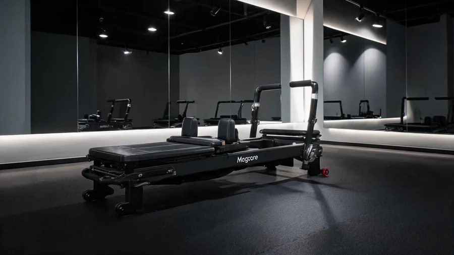 K34 reformer in a modern lagree-style studio for the megaformer buying guide