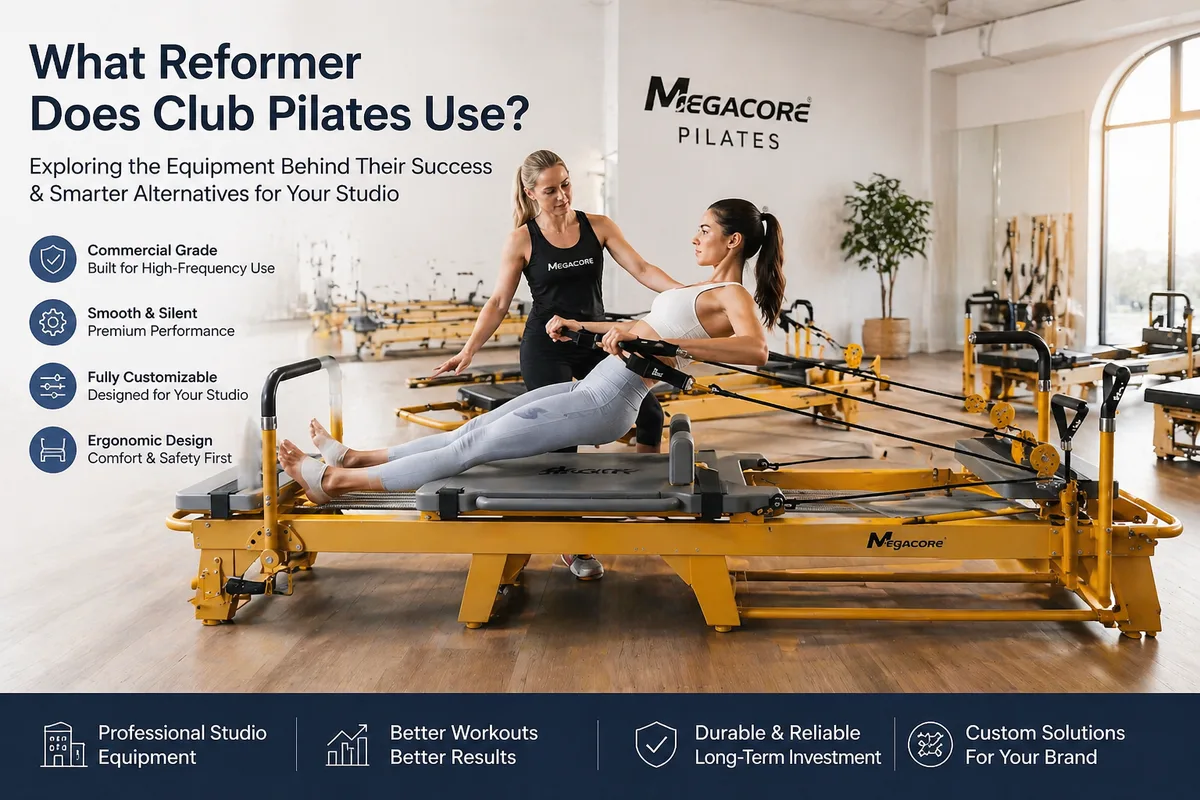 Pilates reformer boxing workout detail Pilates reformer boxing workout commercial equipment detail