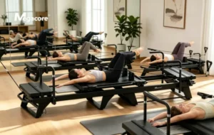 Megacore vs Balanced Body vs Merrithew commercial Pilates reformer comparison for high-traffic studios