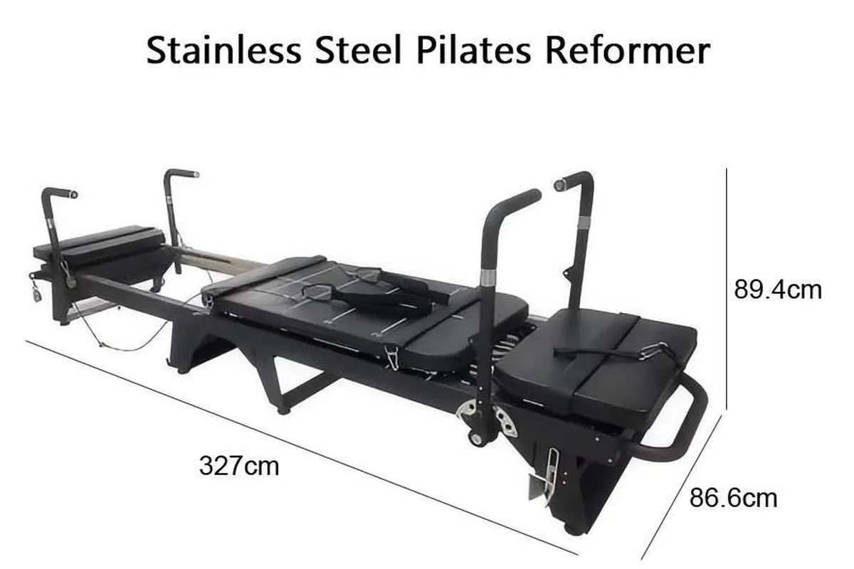 Pilates reformer for hotel fitness centers equipment Pilates reformer for hotel fitness centers stainless steel commercial unit