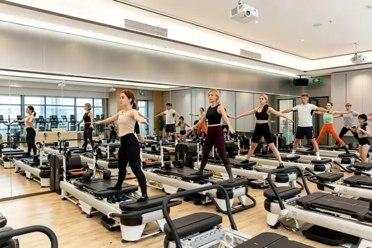 Pilates reformer accessories for commercial studios Pilates reformer accessories for commercial studios — boxes, jump boards, and platform extenders from megacore