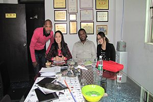 Pilates reformer buyer from mozambique at megacore factory
