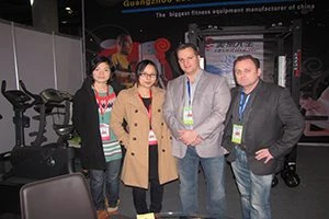 Pilates reformer buyer from united kingdom at megacore factory guangzhou