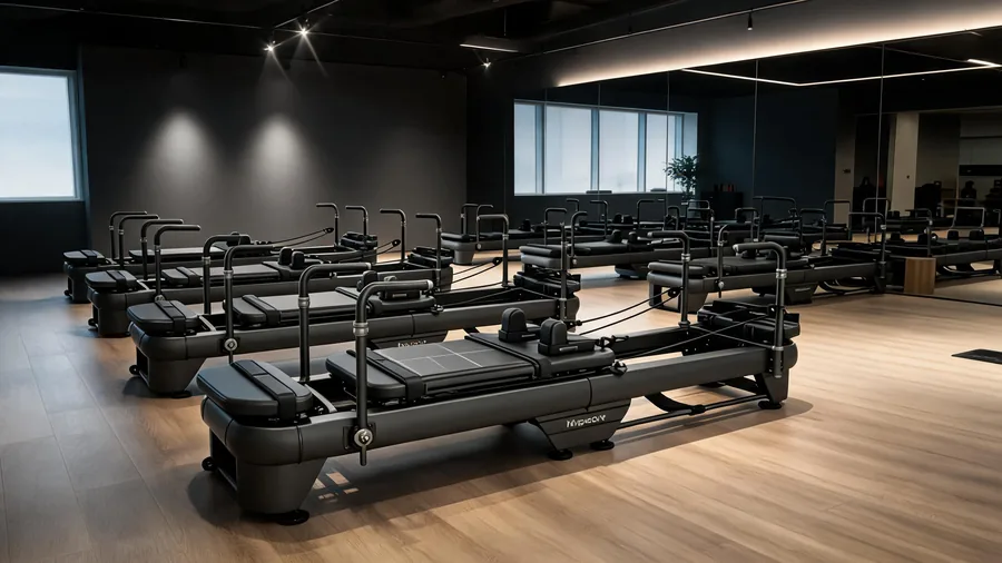 visit pilates reformer showroom canton fair guangzhou