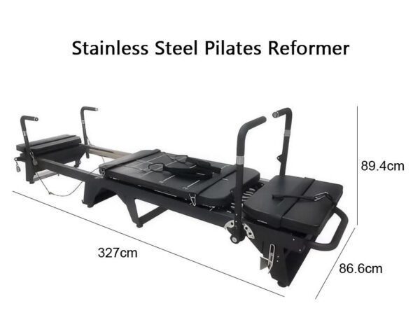 Stainless steel pilates reformer